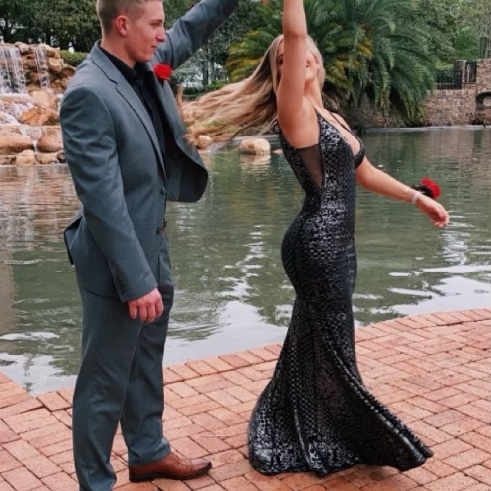 Jovani 57897 Spaghetti Strap Dress